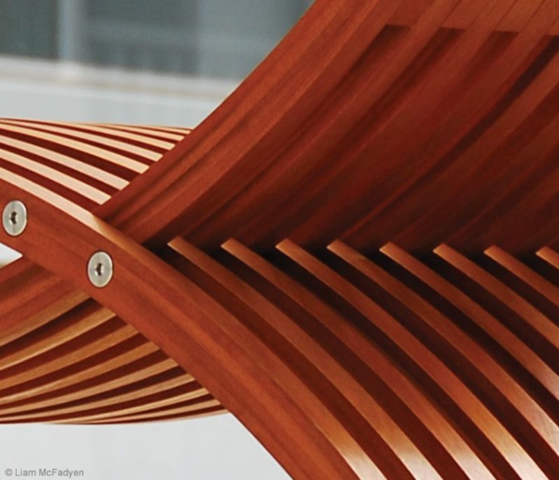 The elegant Arc chaise longue defined by simple geometry Home Crux