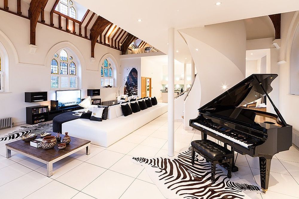 Church converted into luxury apartment with amazing interiors HomeCrux