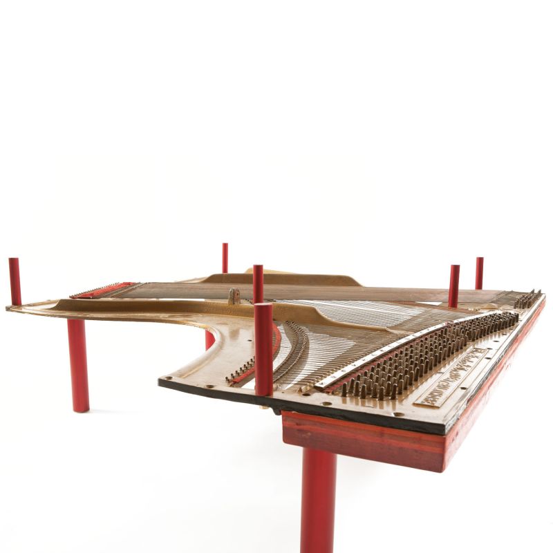 Piano Coffee Table Crafted From Real Knabe Components Home Crux Piano Coffee Table 5