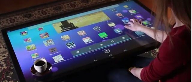 Android-powered multitouch coffee table is one giant 