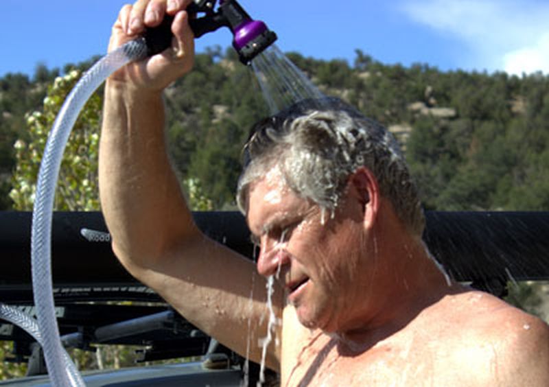 Road Shower solves your outdoor bathing and drinking woes Home Crux
