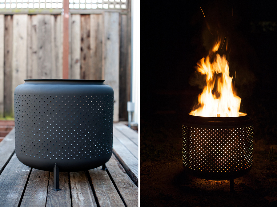 How To Turn A Washing Machine Drum Into Fire Pit Washing Machine Drum Fire Pit