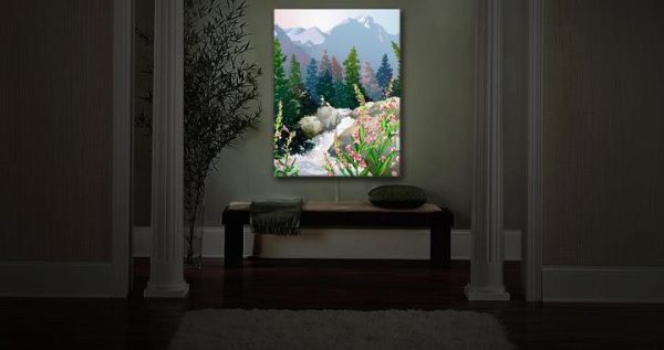 DiaNoche Designs’ Wall Art doubles as illuminated Night light
