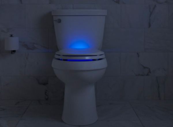 Kohler toilet seat with Nightlight is welcome pee assistant at 3AM