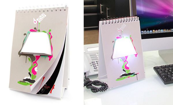 Page Turner Lamp – a desk lamp you can customize in 24 different designs
