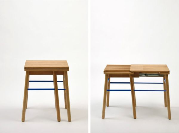 Room for Two: A simple stool that transforms to seat two people