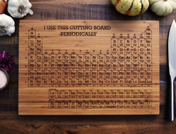 Scientific Cutting Boards make chopping veggies fun for kitchen geeks