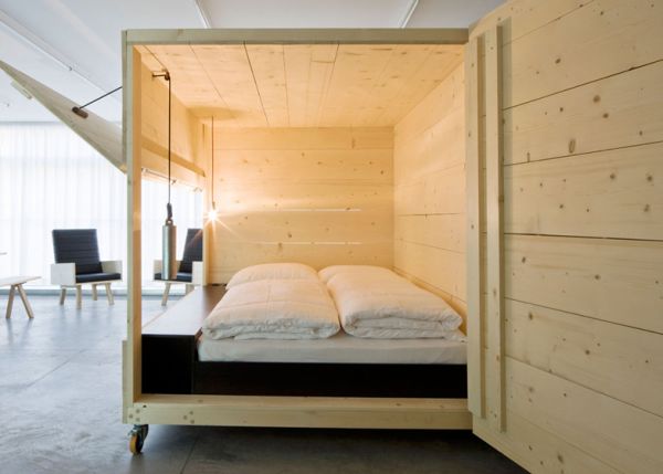 Atelierhouse Studio Apartment In Italy With Retractable Boxy Beds On Atelierhouse Harry Thaler