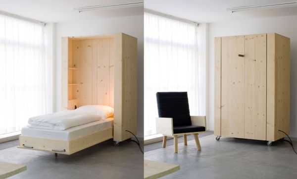 Atelierhouse Studio Apartment In Italy With Retractable Boxy Beds On Atelierhouse Harry Thaler