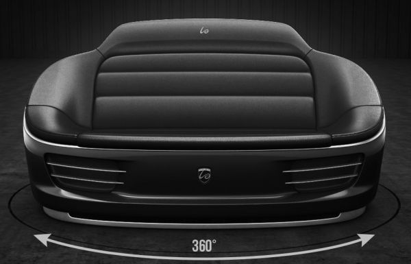 Exotic 9Eleven sofa made from genuine Porsche 911 parts