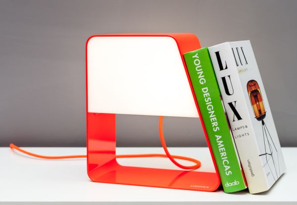USB-powered Ludovica Bookend Lamp by Zanocchi & Starke