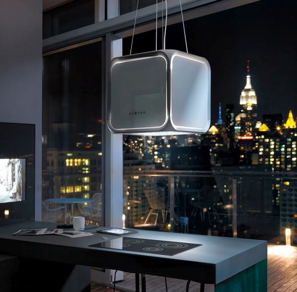 Lend a touch of fancy to your kitchen with PURA hood by Adriano Design