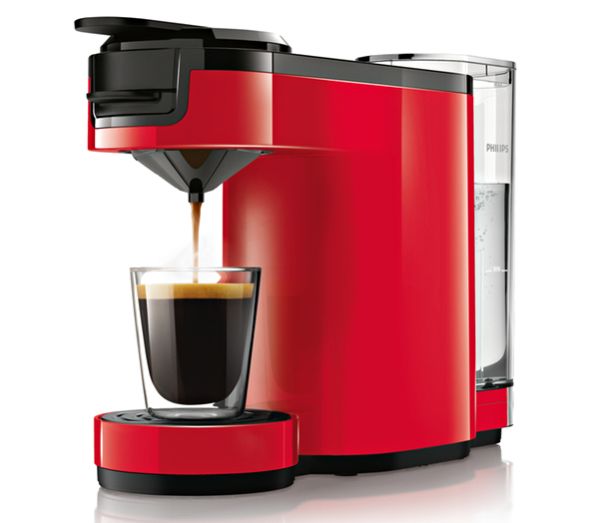 Philips SENSEO Up, one cup coffee machine made from recyclable plastic