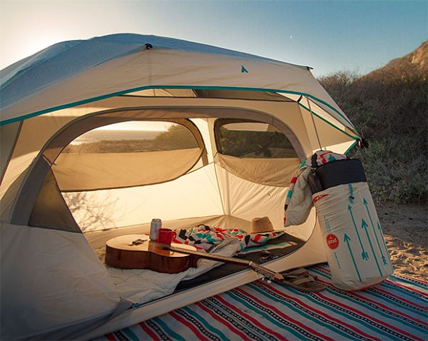 View the starry night sky relaxing inside Ticla TeaHouse 3 Tent