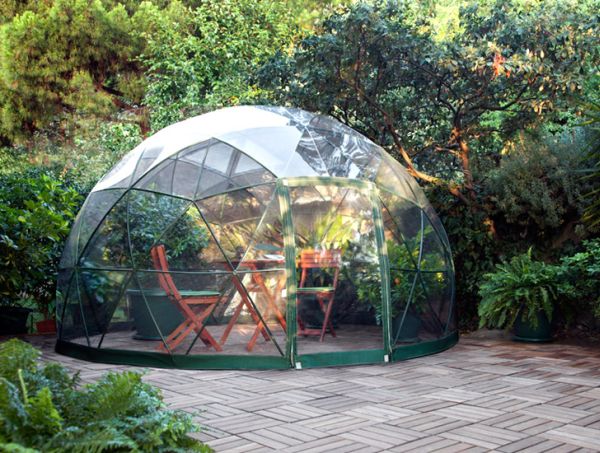 Semi-spherical Garden Igloo is tiny outdoor living space ...
