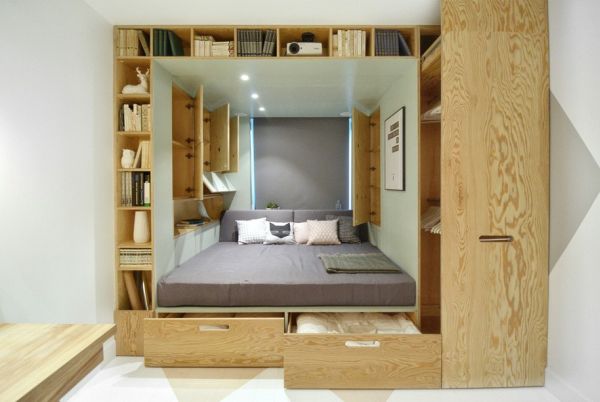 Multipurpose Storage Box creates a bigger space in a small living area Multipurpose Storage Box creates a bigger space in a small living area