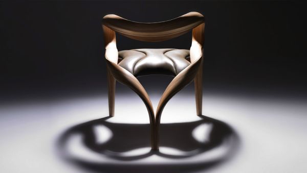 Artistically Hand Crafted Enignum V Chair By Joseph Walsh Studio