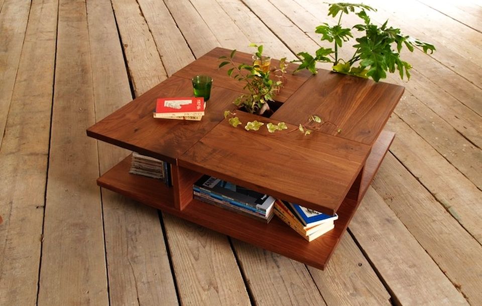 Table With Plants Inside Homecrux Table With Plants Inside