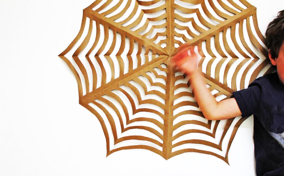 halloween decorating ideas diy origami spider webs