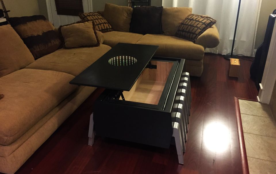 Diy Eprom Coffee Table Is Installed With Uv Erasable Memory Chip Diy Eprom Coffee Table