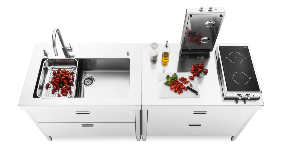 Alpes Inox’s stainless steel kitchen modules alter as per your needs