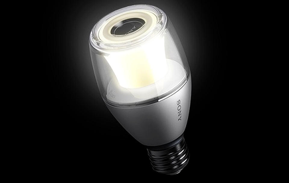 Sony S Led Light Bulb Incorporates Bluetooth Speaker Homecrux Sony S Led Light Bulb Incorporates Bluetooth Speaker