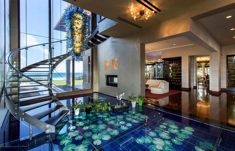 Acqua Liana Ocean Front Estate Featuring Marvelous Glass Water Floor Acqua Liana Ocean Front Estate Featuring Marvelous Glass Water Floor