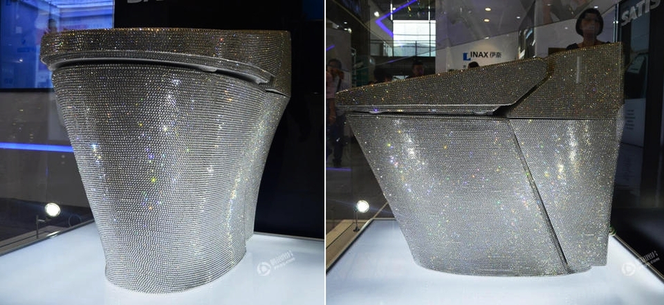 Toilet Archives - HomeCrux  Dazzle up your bathroom with Swarovski crystal-studded toilet seat