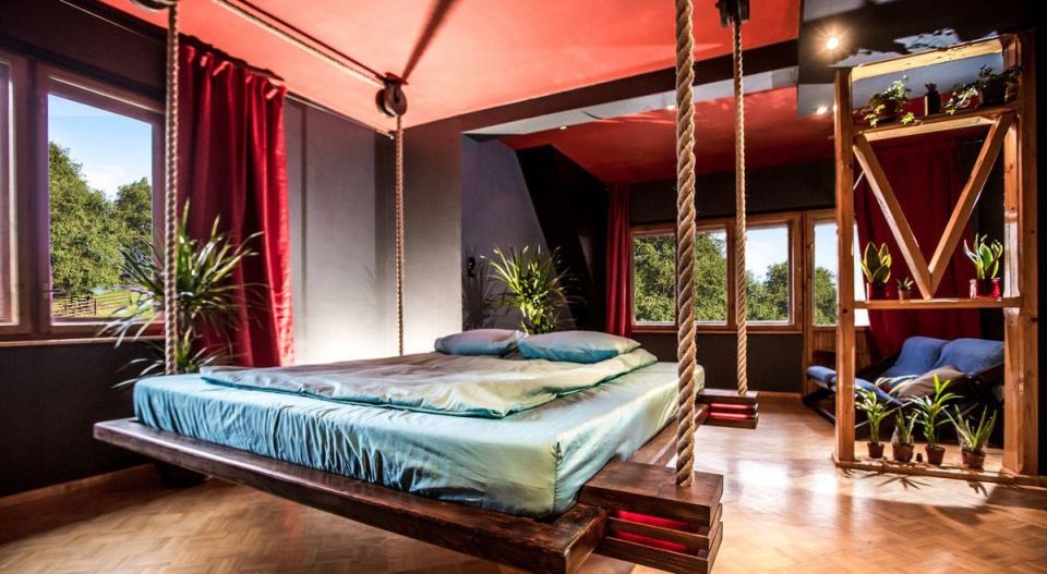 trampoline bed for bedroom - bedroom design ideas