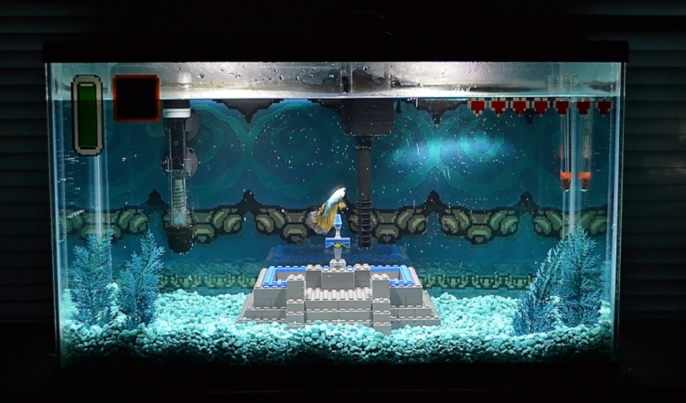 10 Gallon Fish Tank The Legend Of Zelda A Link To The Past Is