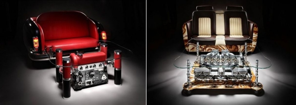 20 Times Auto Parts Were Repurposed Into Car Furniture 20 Times Auto Parts Were Repurposed Into Furniture
