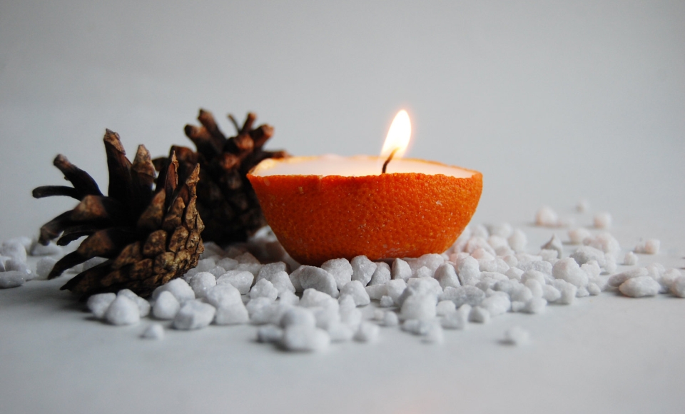 handcrafted fruit candles bring