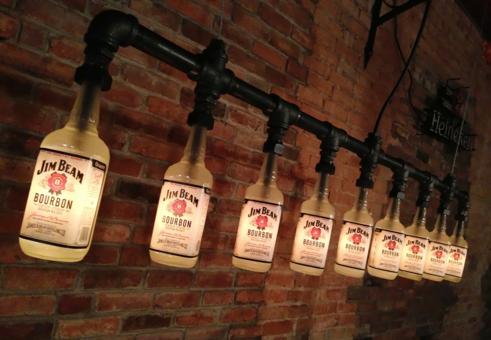 Style Bottle Lamp Is Ideal For Any Mancave