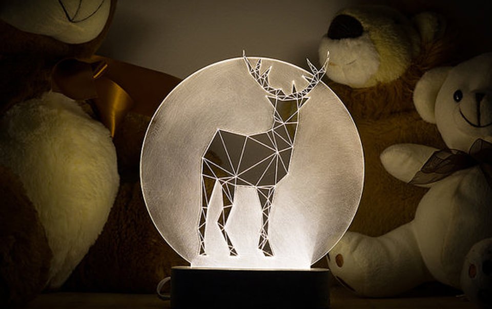 10 Whimsical Wildlife Shaped Lamps For Animal Full Moon Deer Lamp 10 Whimsical Wildlife Shaped Creations For Animal