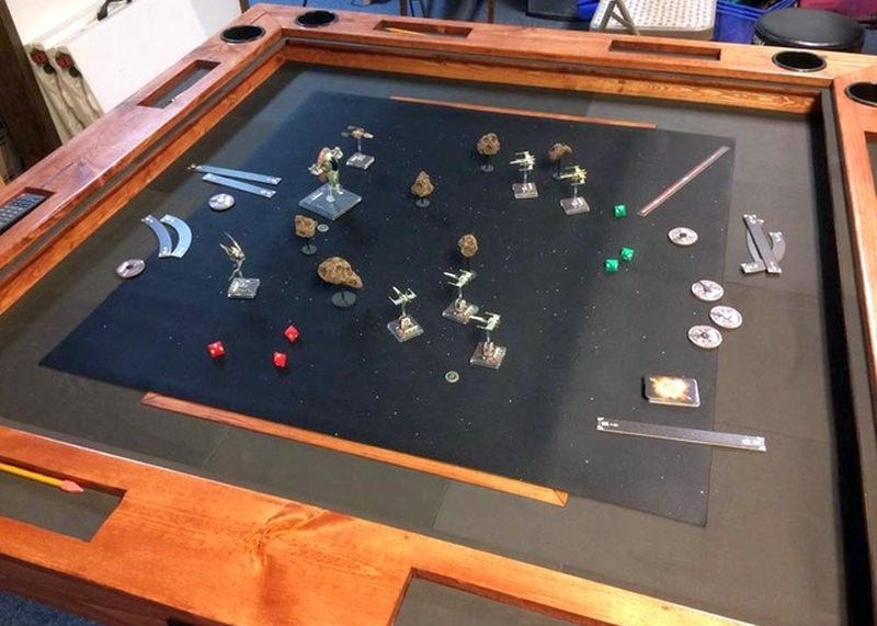 Build A Gaming Table With Folding Legs Build A Gaming Table With Folding Legs