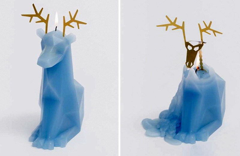 animal shaped candles reveal