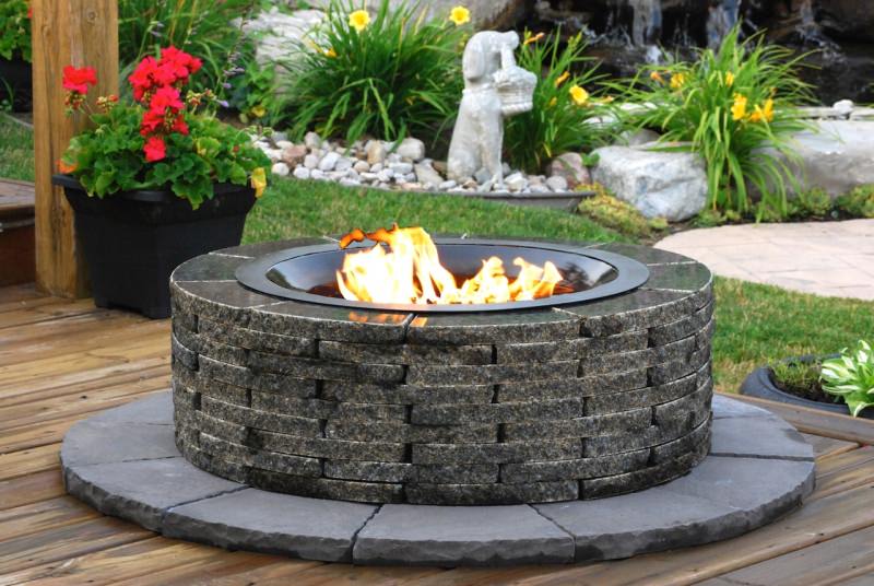 Recycled Granite Fire Pits For Eco Conscious Homeowners