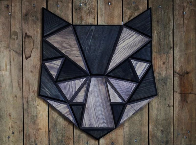 Wooden Animal Heads Homecrux Poligon Wooden Animal Trophies