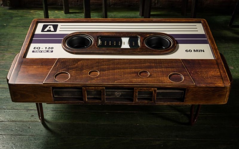 6 cassette coffee tables that bring back the golden era of '90s