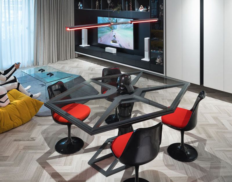 This Star Wars Themed Apartment Will Make Fans Green With Envy Star Wars Themed Apartment By White Interior Design