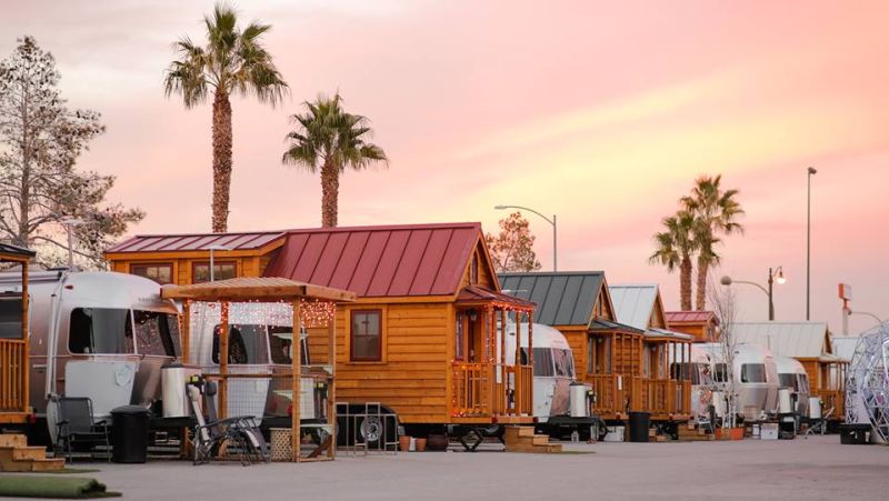 Tiny houses at Llamapolis