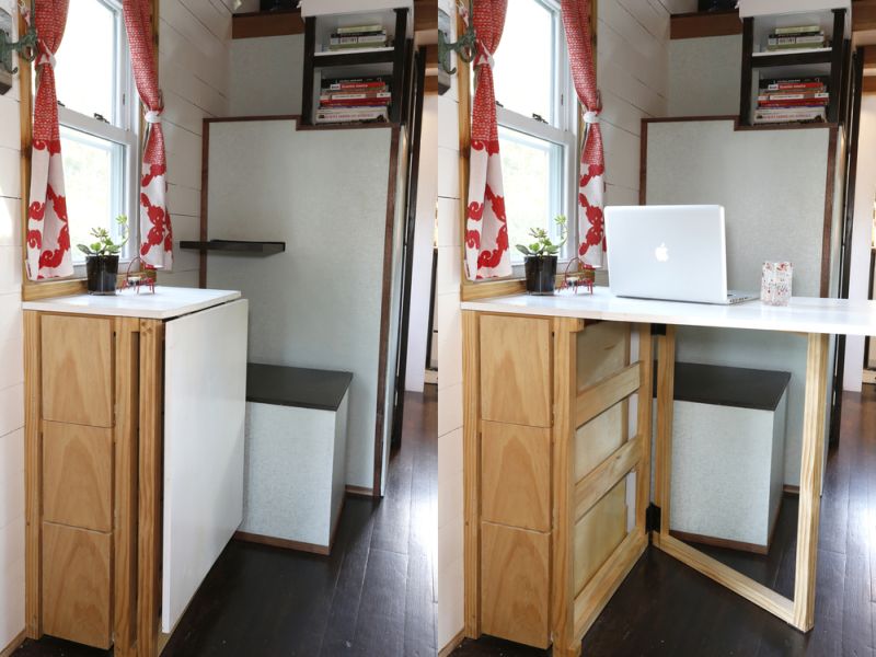 Foldable cabinets for organized storage