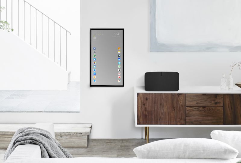 Your Turned Simple Full Length Mirror Into A Huge Apple