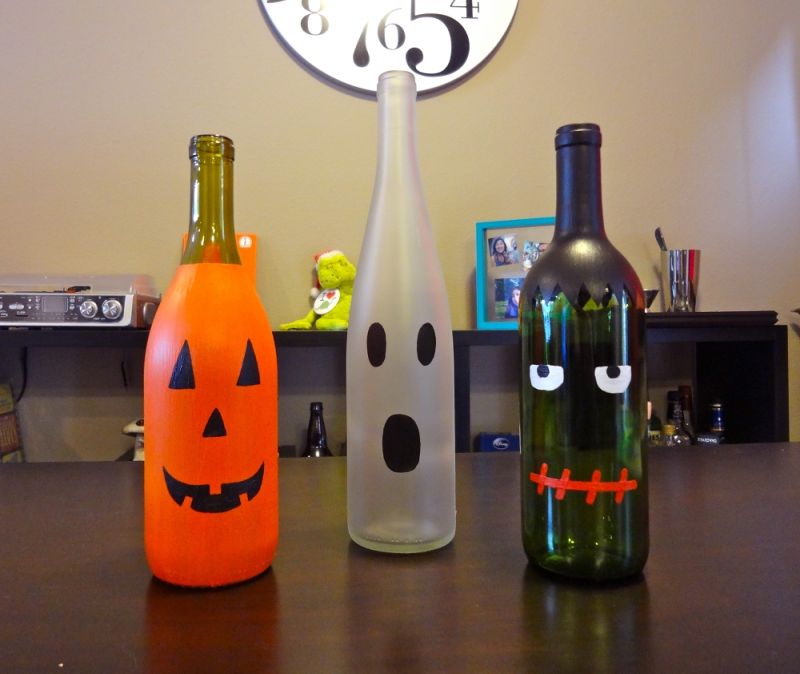 Halloween Wine Bottles 1 2