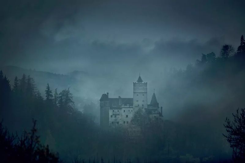 Located on a misty mountain top