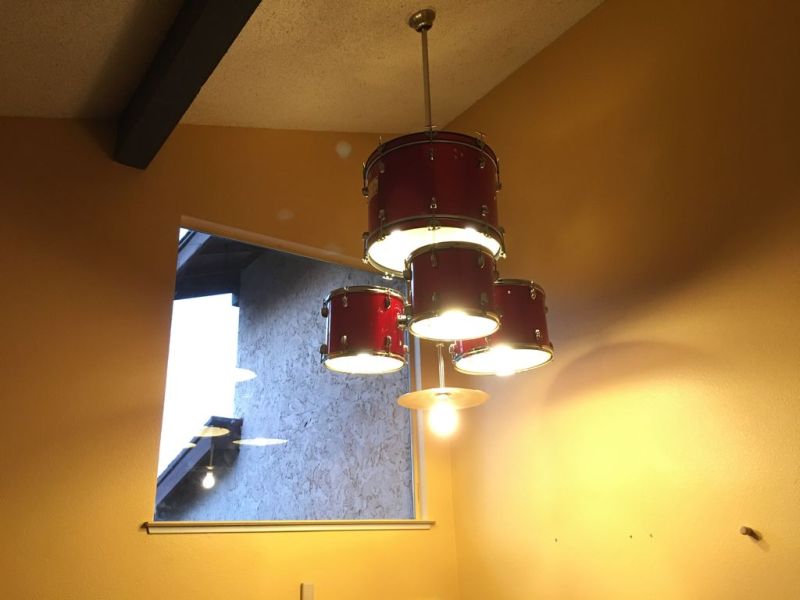 How To Make A Drum Set Chandelier At Home How To Make A Drum Set Chandelier At Home 16