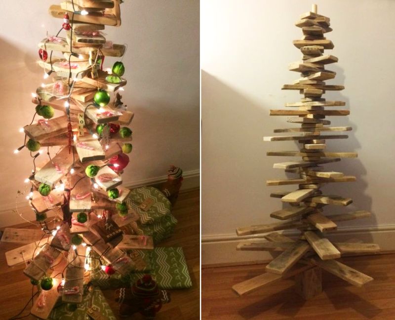 easy to make scandinavian pallet christmas tree brightens your home - How To Make Scandinavian Christmas Tree Decorations easy to make scandinavian pallet christmas tree brightens your home - How To Make Scandinavian Christmas Tree Decorations