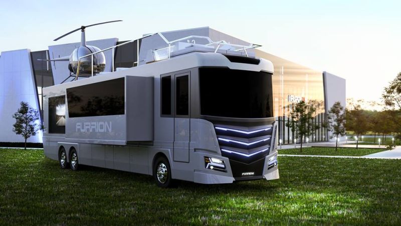 CES 2017 Furrion Elysium Luxury RV Comes With A Mini Helicopter CES 2017 Furrion Elysium Luxury RV Comes With A Mini Helicopter