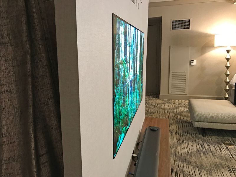oled w7 lg thin paper thinnest 4k technology television panel blends magnets almost remakes market lgs