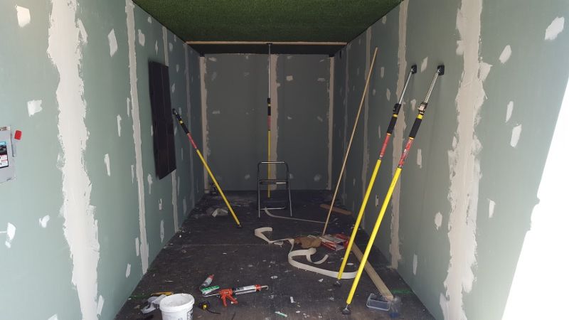 Man transforms shipping container into an underground party bunker - DIY